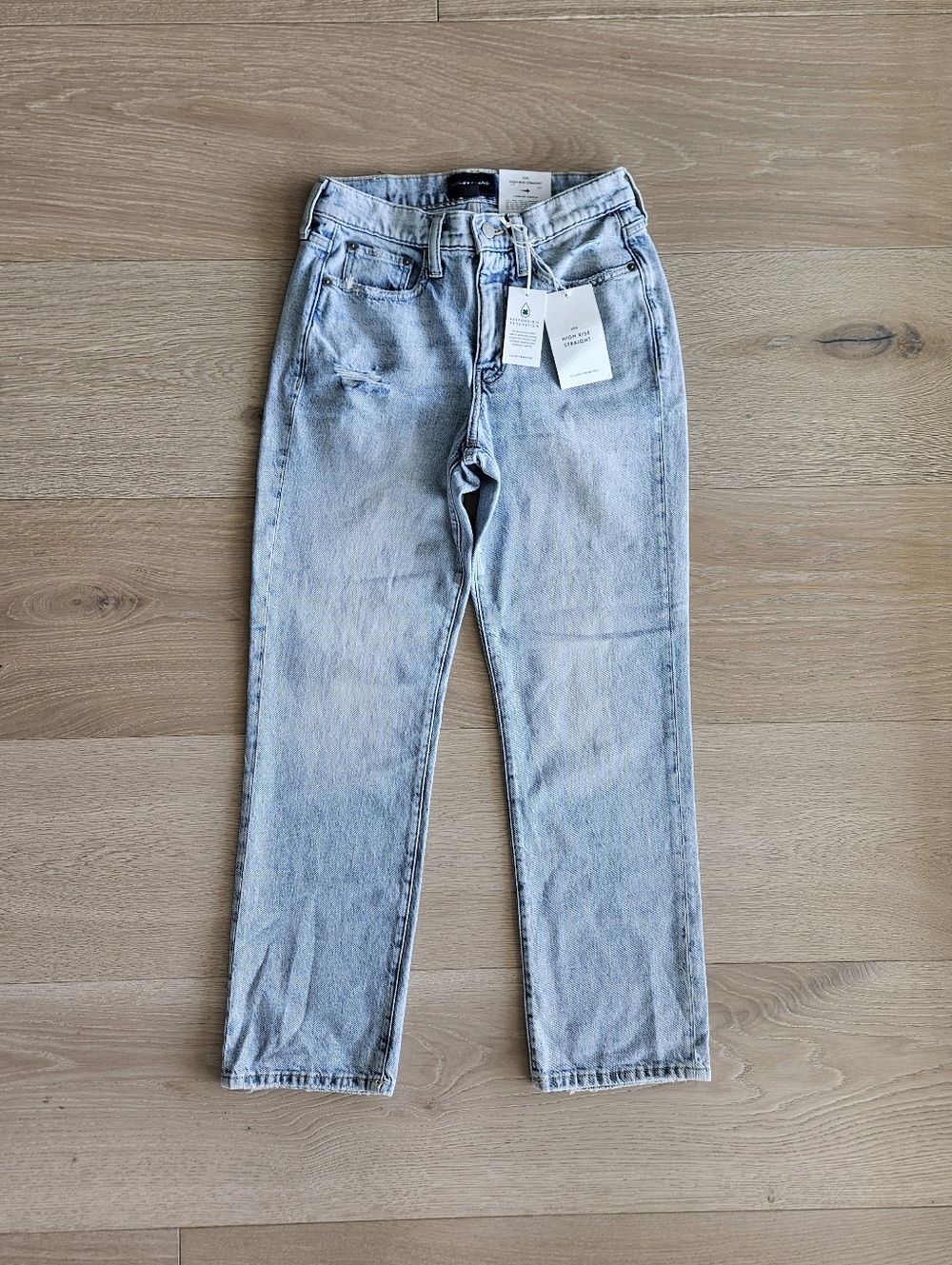 Lucky Brand Zoe High Rise Straight Jeans  Size 4/27 NWT